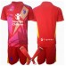 Maillot de foot Juventus Gardien Domicile vêtements enfant 2024-25 Manches Courtes (+ pantalon court)